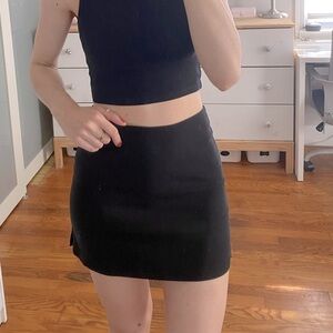 Vintage black mini skirt